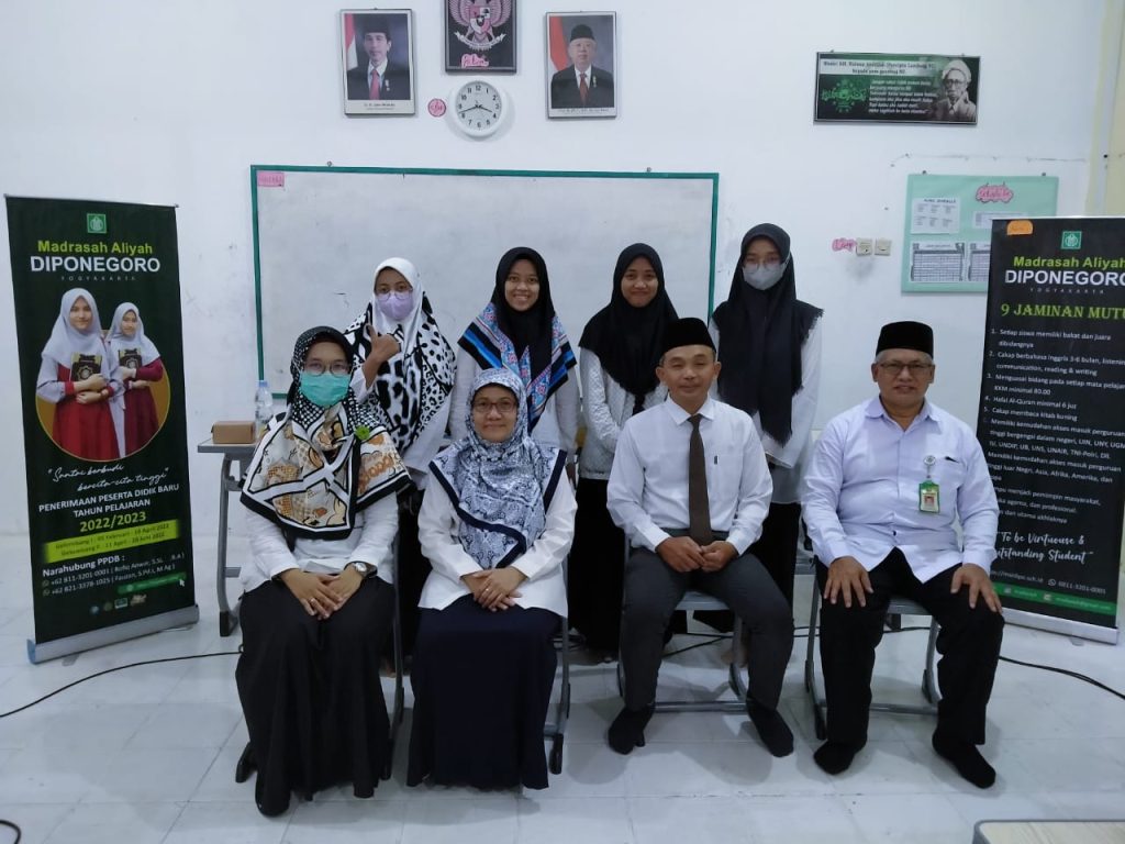 PKKM dilaksanakan, Memandu MA Diponegoro Yogyakarta Giat Mewujudkan Mutu Pendidikan